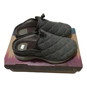 Bionica Wool Slip On Mules Slippers Clogs Comfort shoes Grey 7M, New